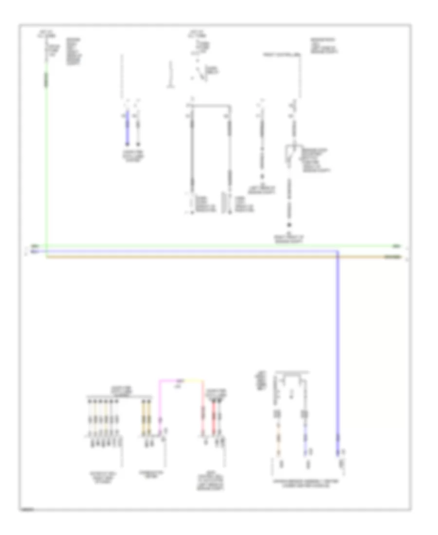 Power Door Locks Wiring Diagram (4 of 7) for Lexus IS 350 2013