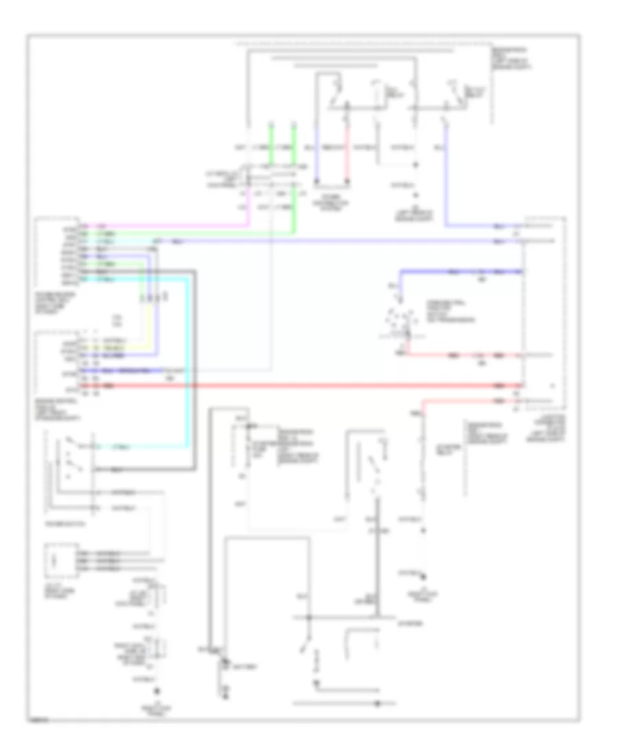 Starting Wiring Diagram for Lexus IS 350 2013