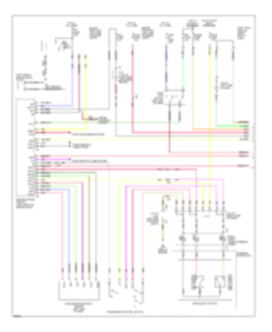 A T Wiring Diagram 1 of 3 for Lexus IS 350 2013