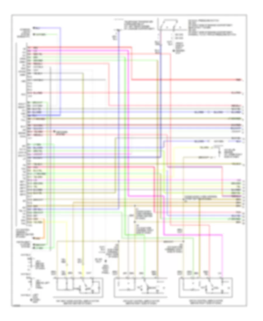 Automatic A C Wiring Diagram 1 of 2 for Lexus SC 300 2000