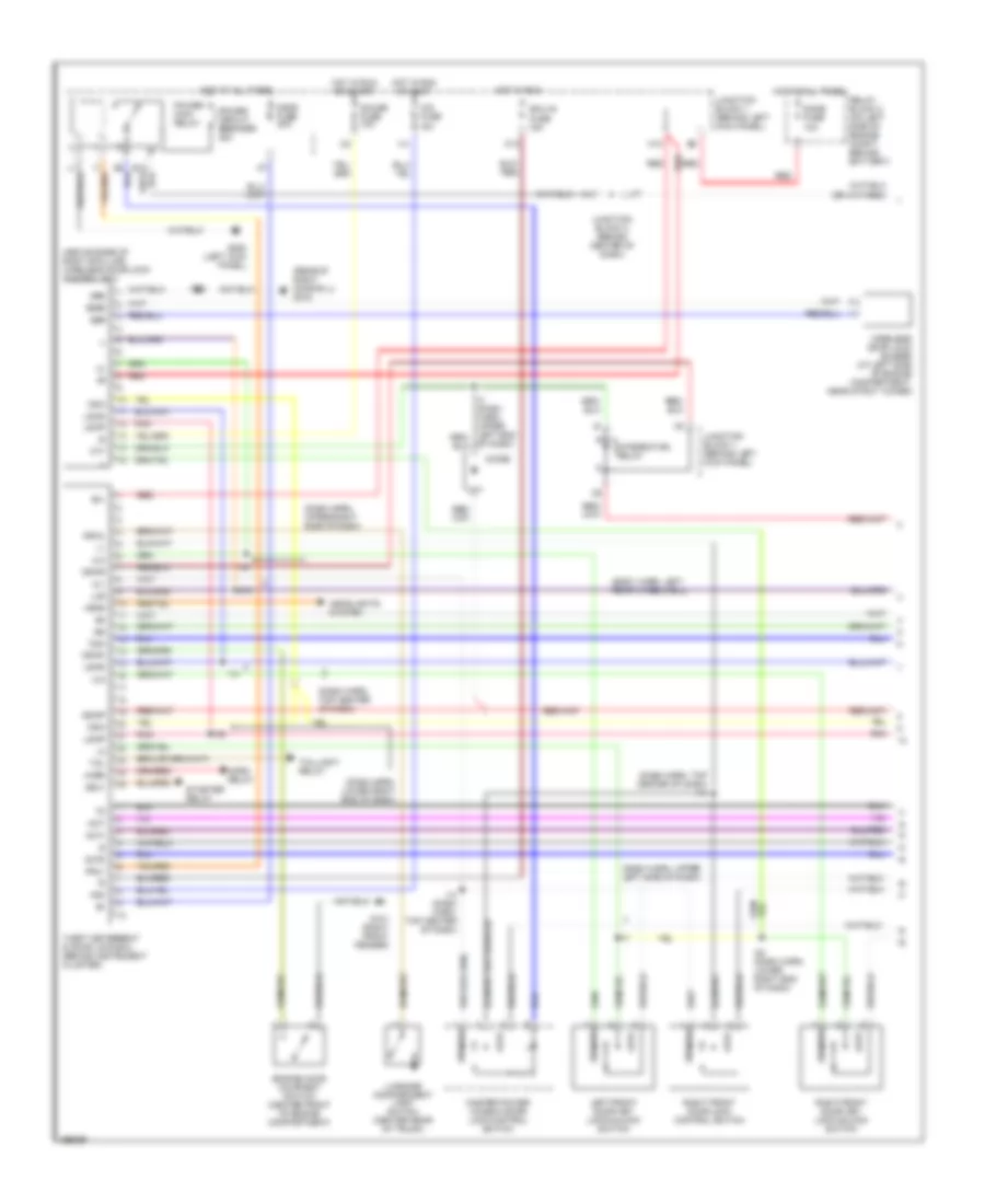 Anti theft Wiring Diagram 1 of 2 for Lexus SC 300 2000