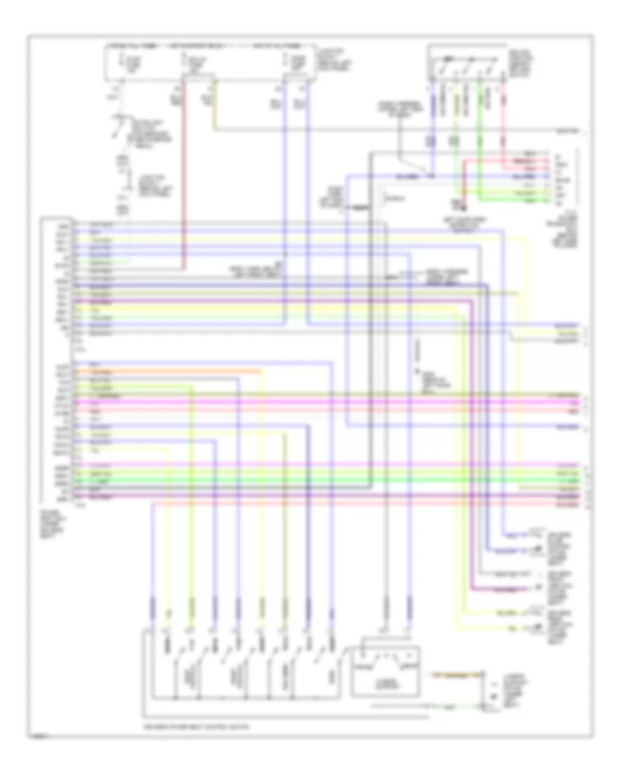Memory Seat Wiring Diagram (1 of 2) for Lexus SC 300 2000