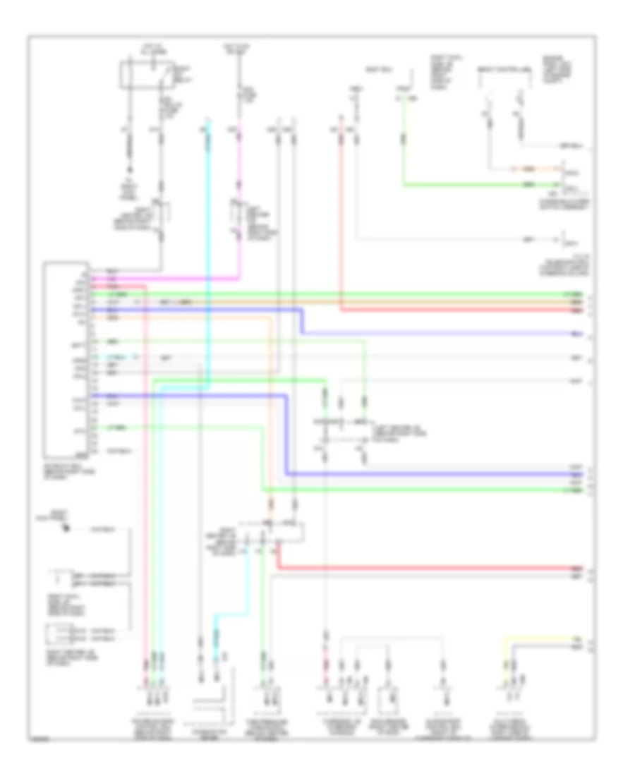 High Low Bus Wiring Diagram 1 of 4 for Lexus GS 350 2010