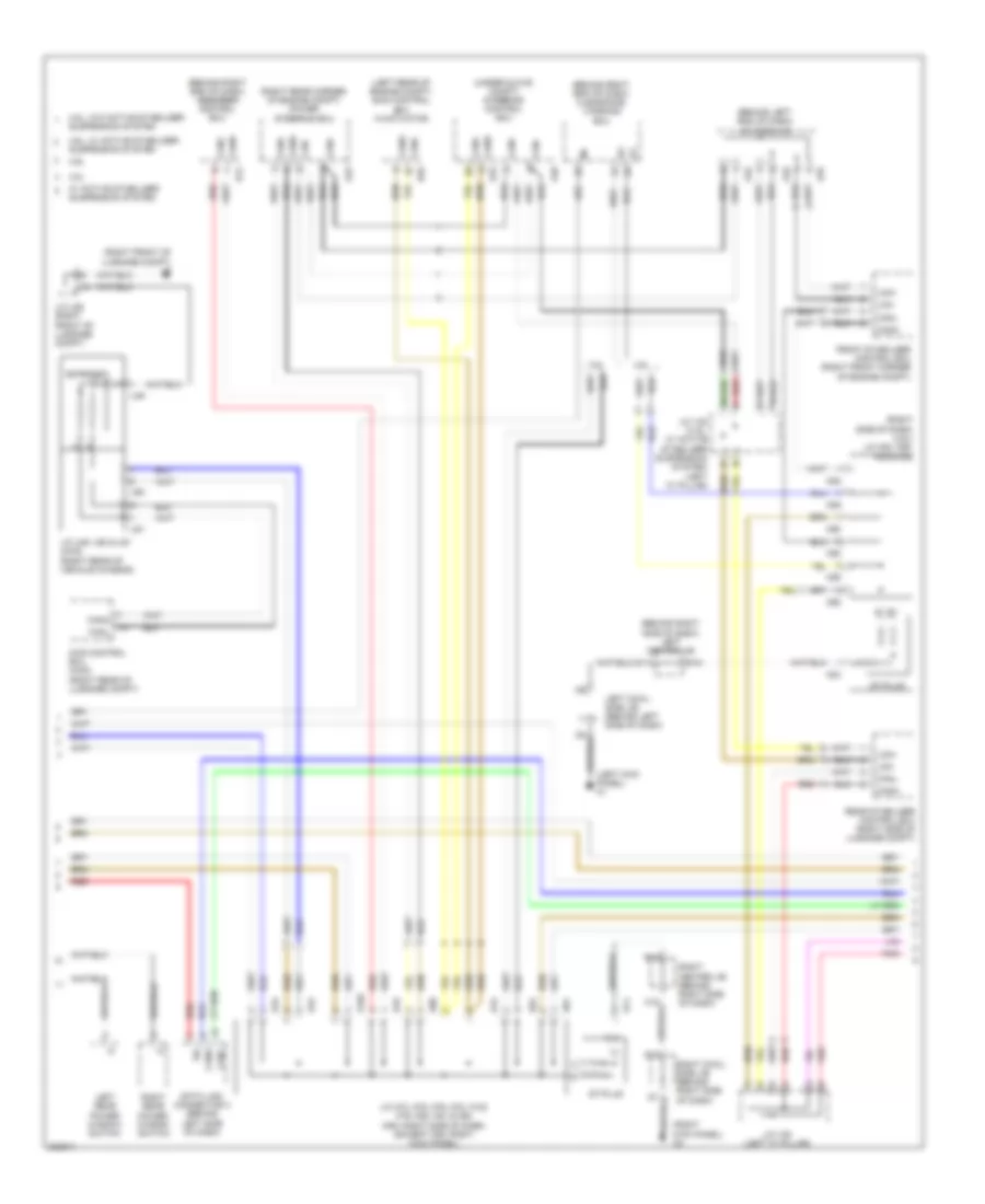 High Low Bus Wiring Diagram 3 of 4 for Lexus GS 350 2010