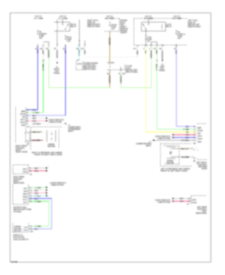 Heated Mirrors Wiring Diagram for Lexus GS 350 2010