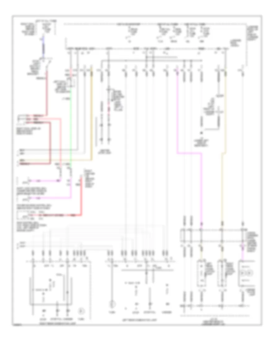 Exterior Lamps Wiring Diagram (3 of 3) for Lexus GS 350 2010