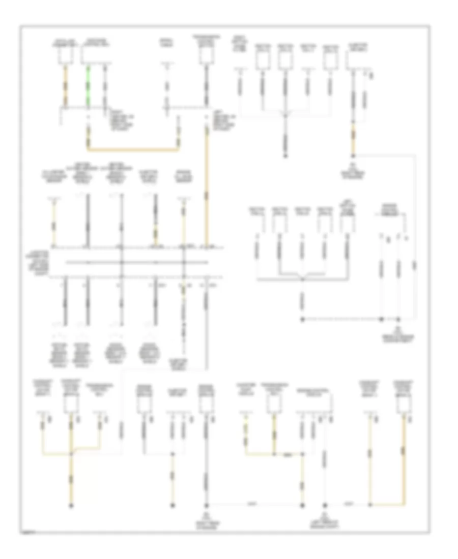 Ground Distribution Wiring Diagram (2 of 8) for Lexus GS 350 2010