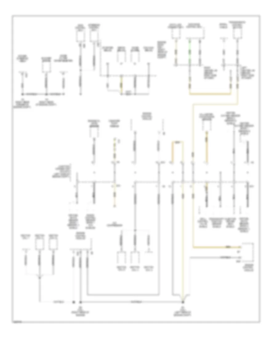 Ground Distribution Wiring Diagram (4 of 8) for Lexus GS 350 2010