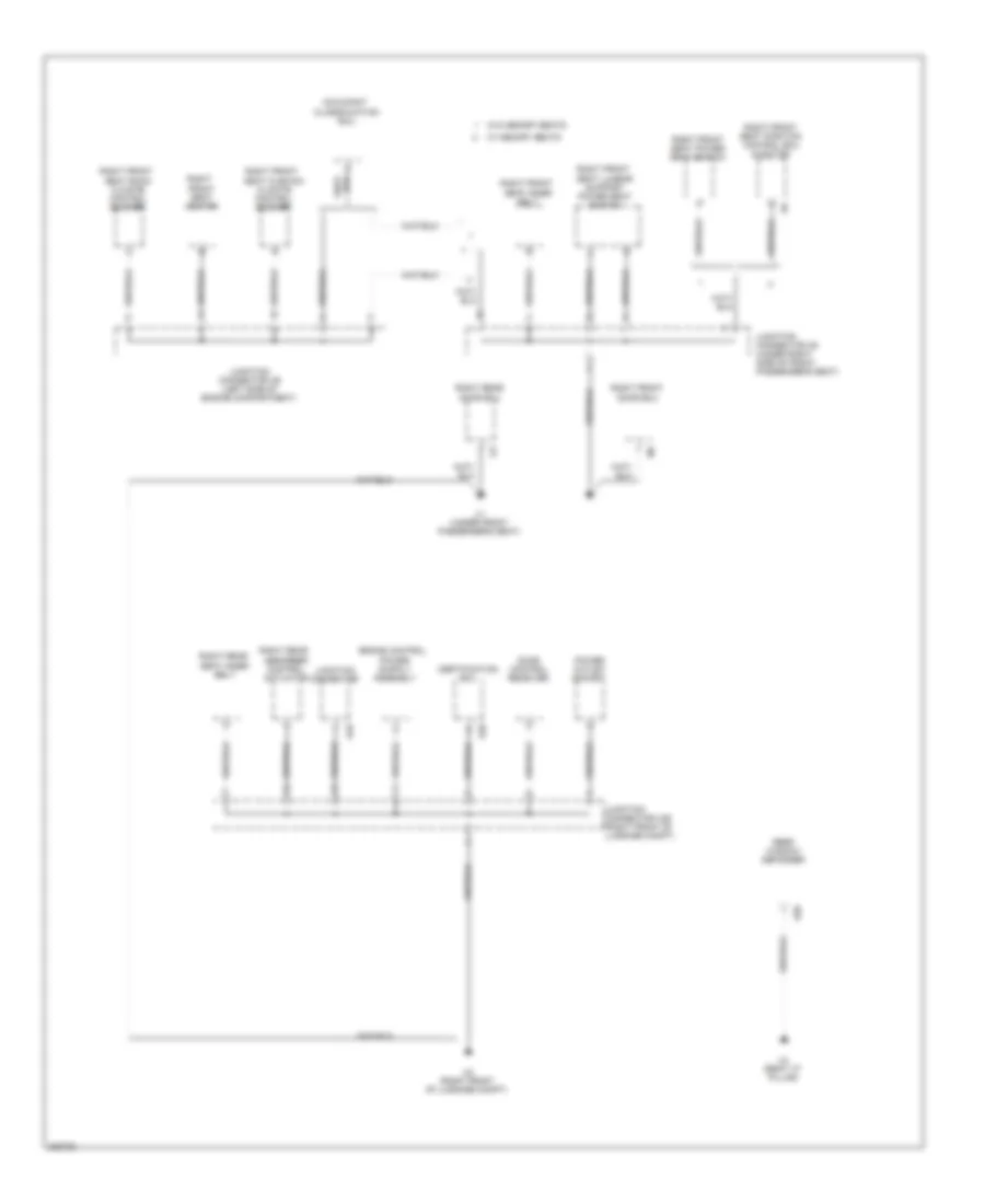 Ground Distribution Wiring Diagram 7 of 8 for Lexus GS 350 2010