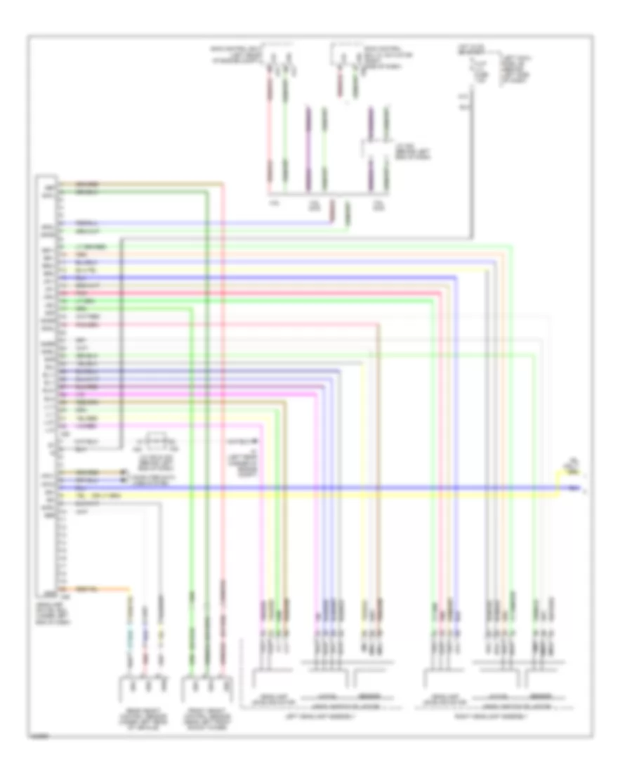 Adaptive Front Lighting Wiring Diagram 1 of 2 for Lexus GS 350 2010
