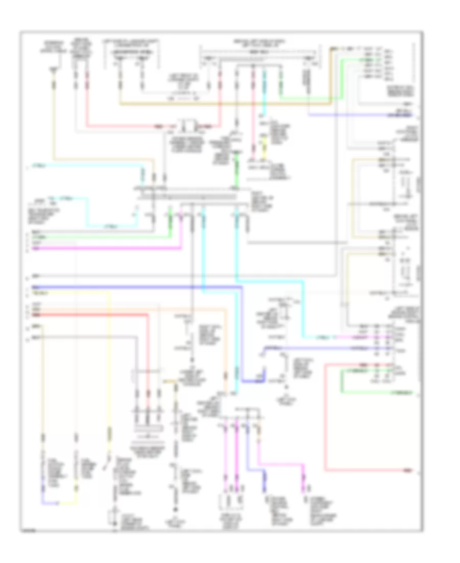 Instrument Cluster Wiring Diagram (2 of 3) for Lexus GS 350 2010