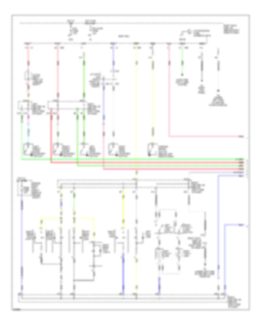 Courtesy Lamps Wiring Diagram 1 of 5 for Lexus GS 350 2010