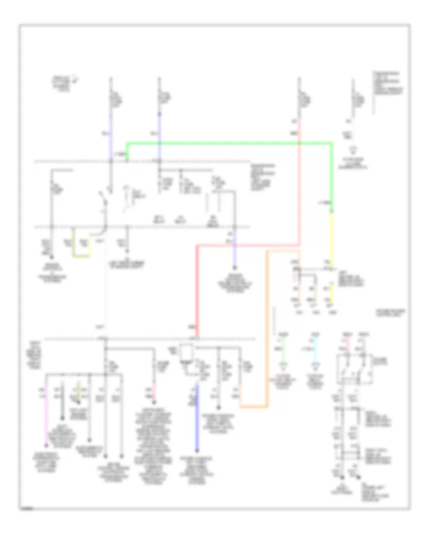 Power Distribution Wiring Diagram (3 of 5) for Lexus GS 350 2010