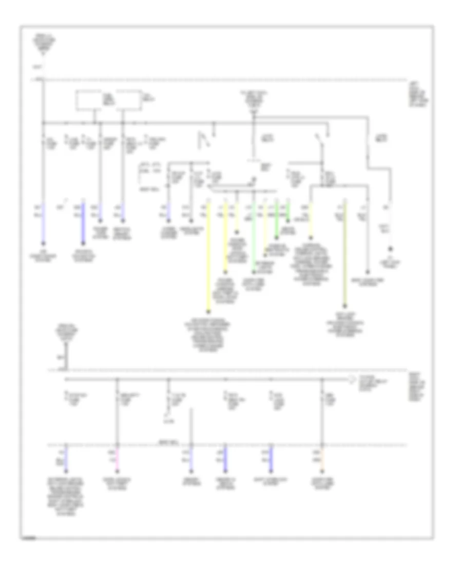 Power Distribution Wiring Diagram (4 of 5) for Lexus GS 350 2010