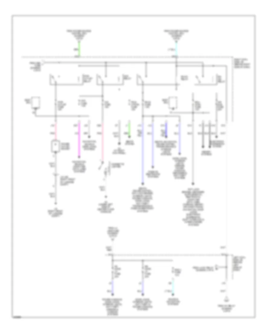 Power Distribution Wiring Diagram (5 of 5) for Lexus GS 350 2010