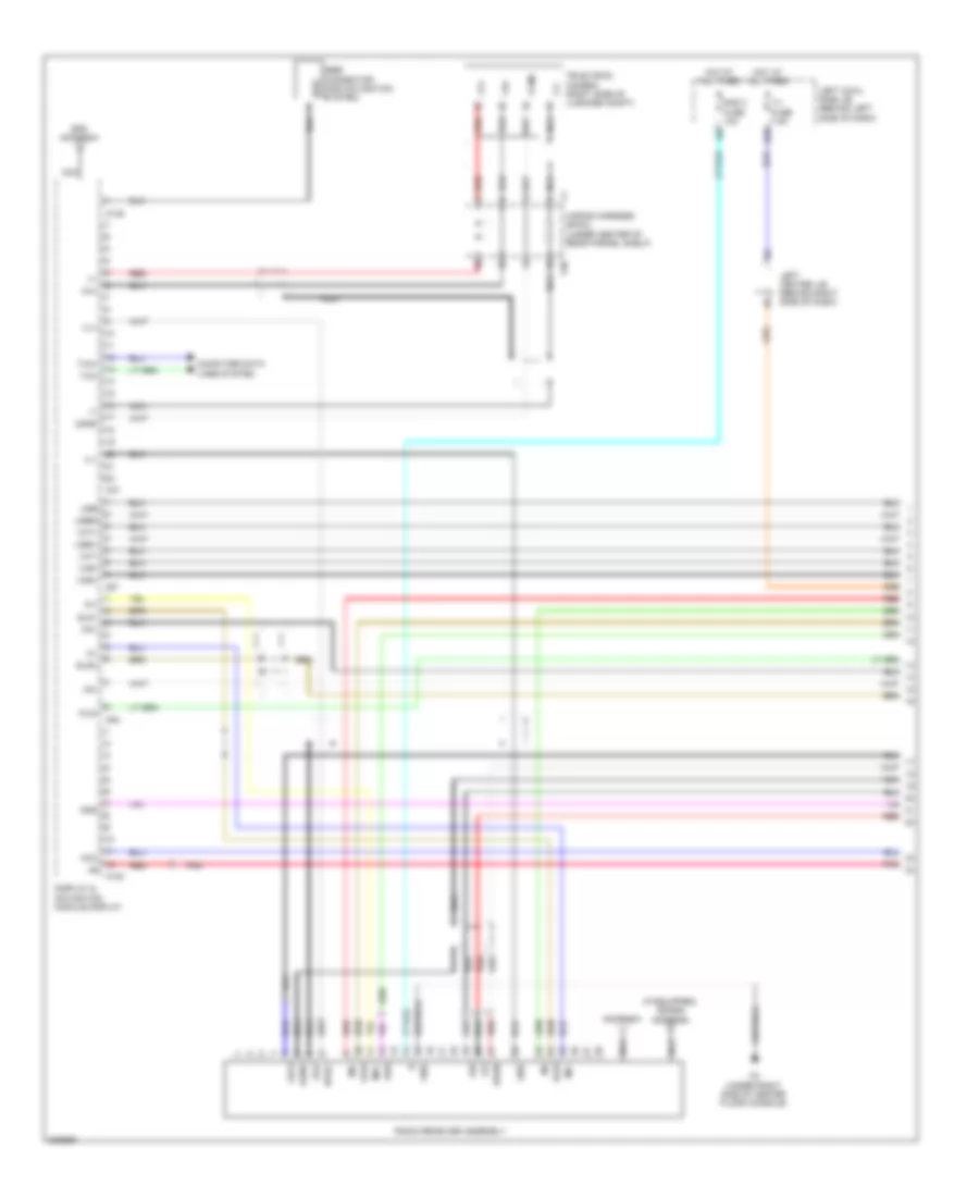 Radio Wiring Diagram 1 of 4 for Lexus GS 350 2010