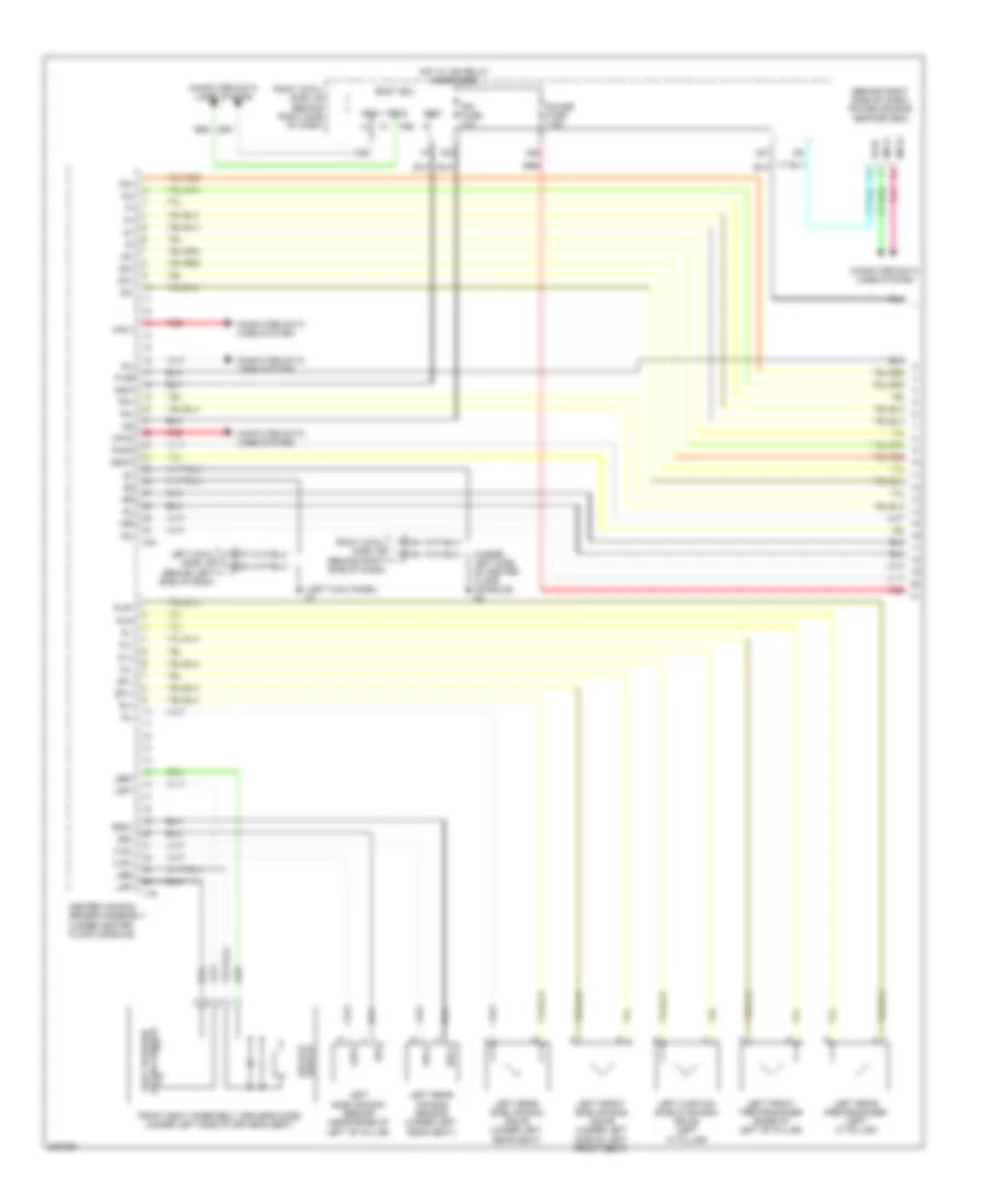Supplemental Restraint Wiring Diagram 1 of 3 for Lexus GS 350 2010