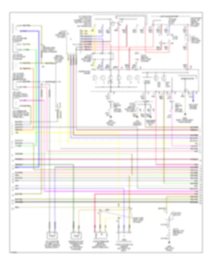 3.0L, Engine Performance Wiring Diagrams (3 of 4) for Lexus ES 300 2001