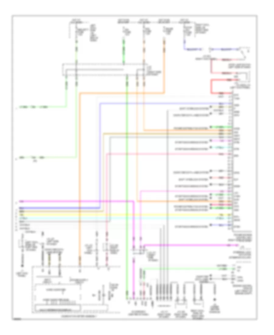 Anti-theft Wiring Diagram (5 of 5) for Lexus IS 350C 2013