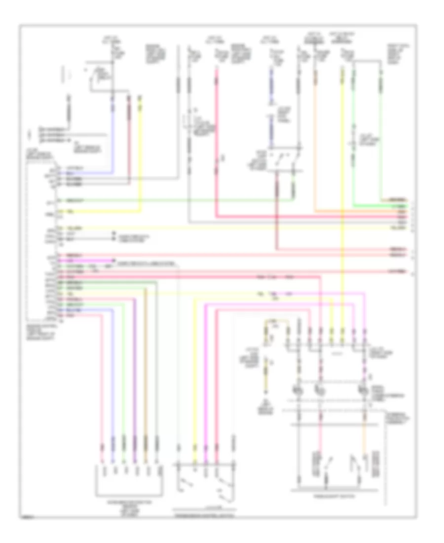 Transmission Wiring Diagram 1 of 3 for Lexus IS 350C 2013