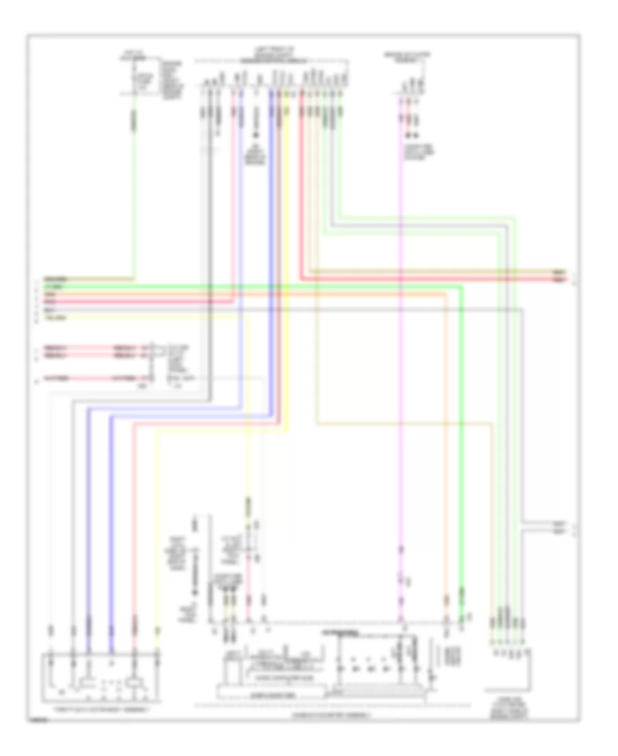 Transmission Wiring Diagram 2 of 3 for Lexus IS 350C 2013