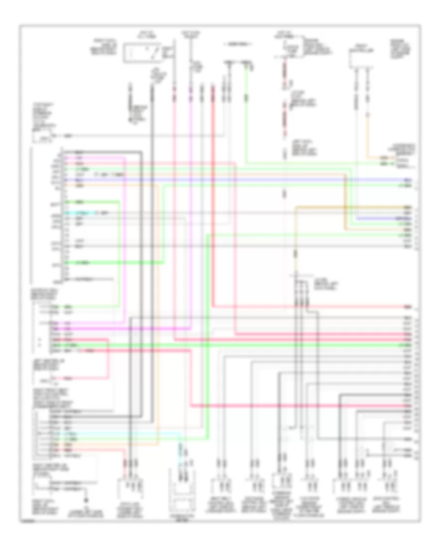 High Low Bus Wiring Diagram 1 of 4 for Lexus GS 450h 2010