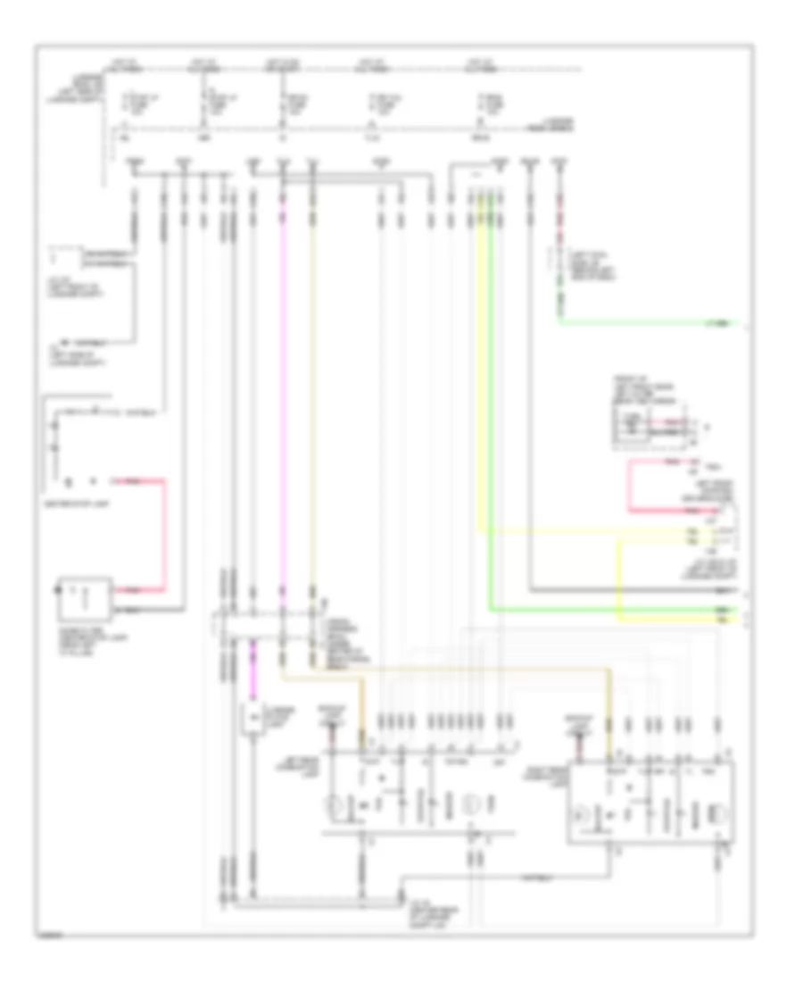 Exterior Lamps Wiring Diagram (1 of 3) for Lexus GS 450h 2010