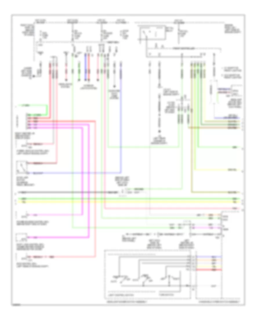 Exterior Lamps Wiring Diagram (2 of 3) for Lexus GS 450h 2010
