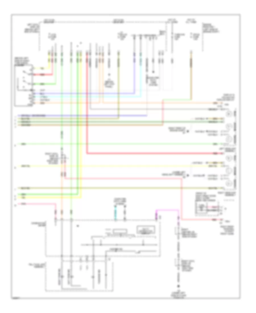 Exterior Lamps Wiring Diagram (3 of 3) for Lexus GS 450h 2010