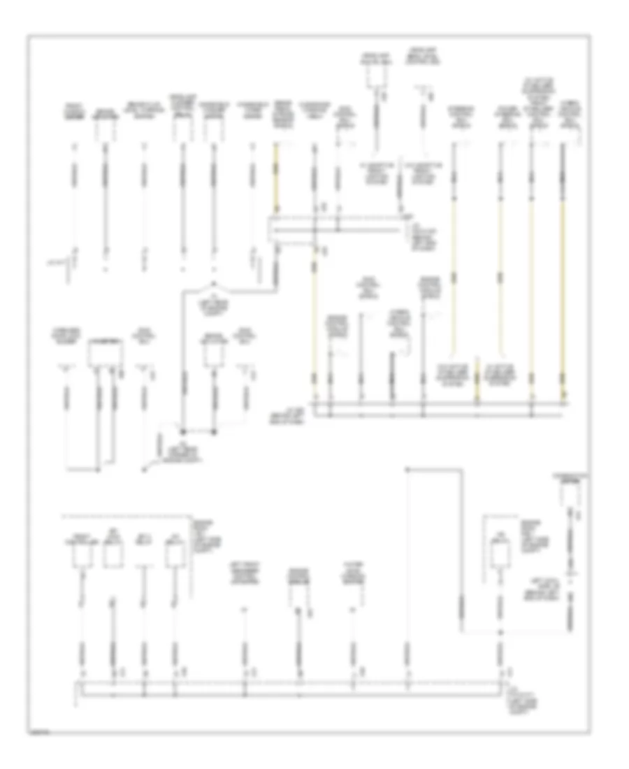 Ground Distribution Wiring Diagram 1 of 7 for Lexus GS 450h 2010