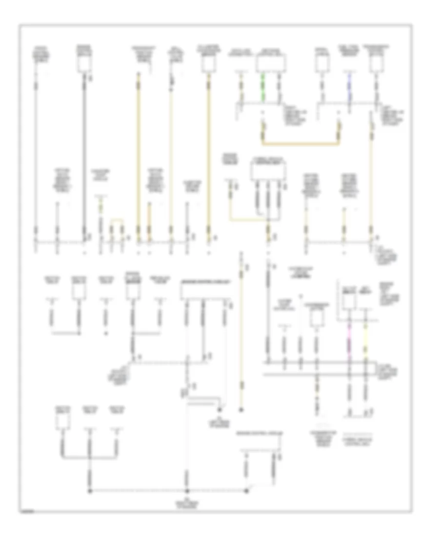 Ground Distribution Wiring Diagram 2 of 7 for Lexus GS 450h 2010