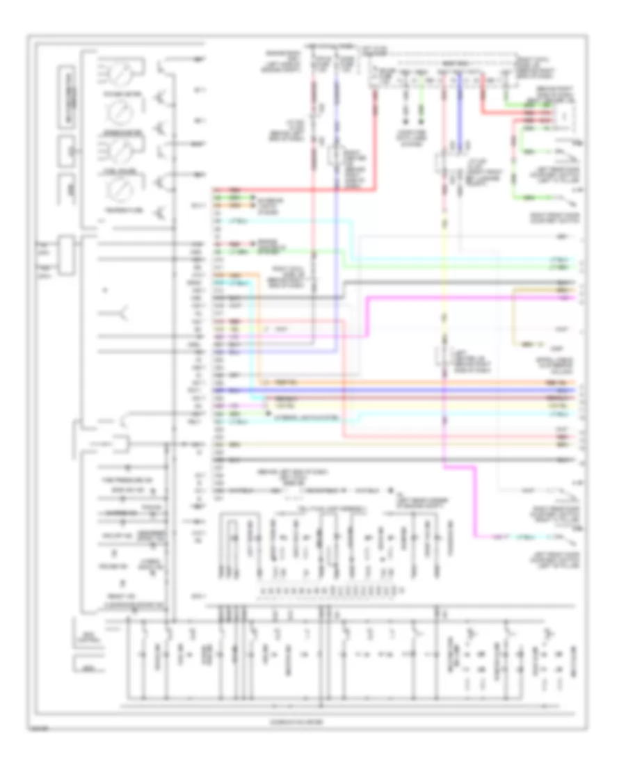 Instrument Cluster Wiring Diagram 1 of 2 for Lexus GS 450h 2010