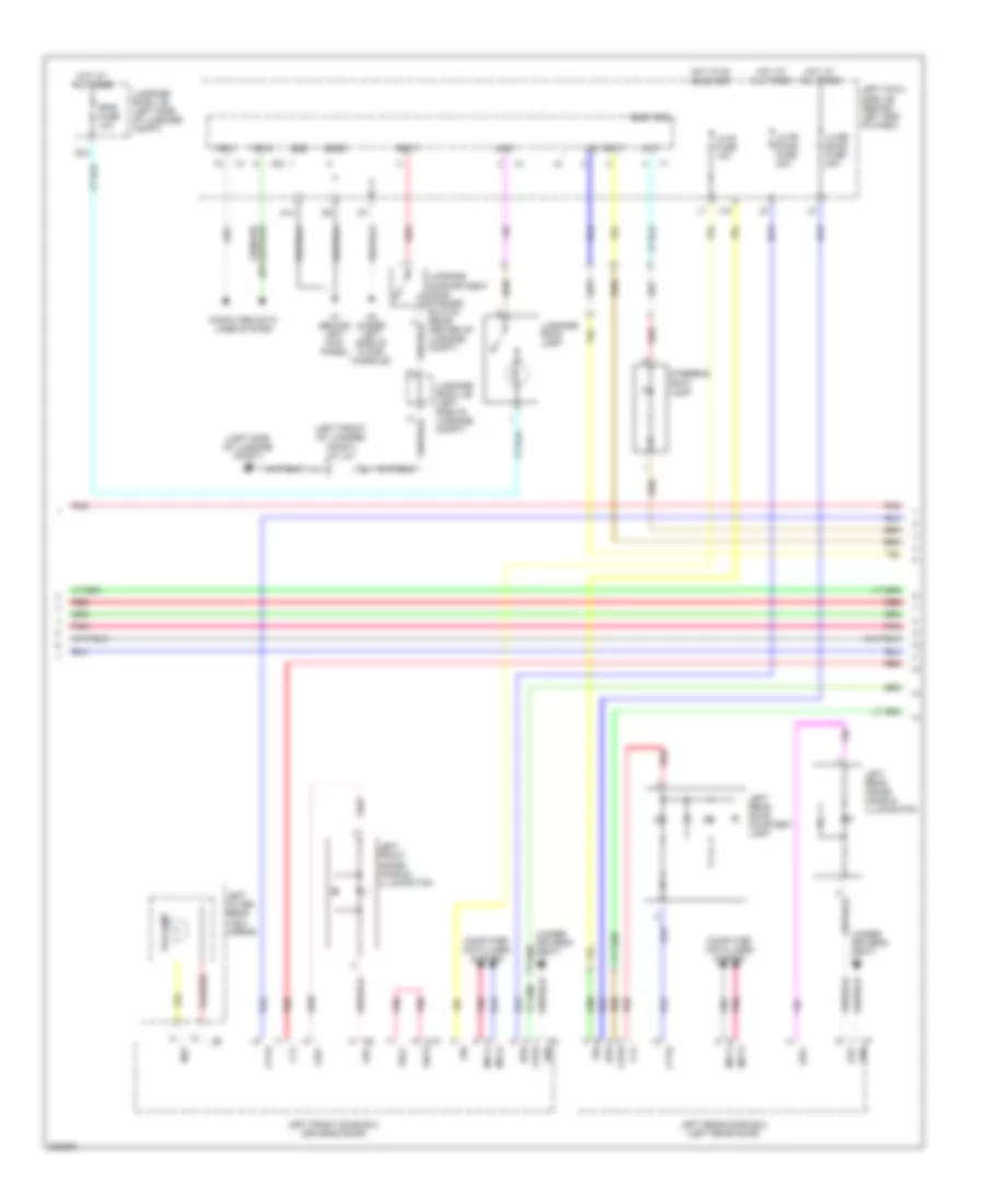 Courtesy Lamps Wiring Diagram (2 of 4) for Lexus GS 450h 2010