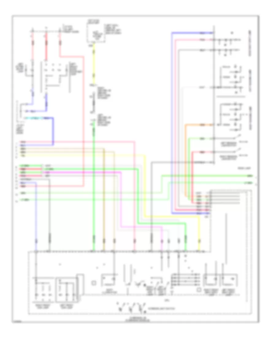 Courtesy Lamps Wiring Diagram 3 of 4 for Lexus GS 450h 2010