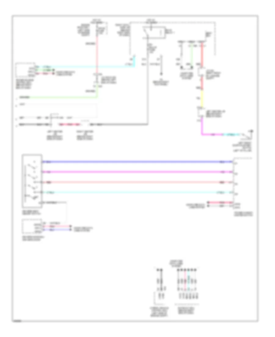 Driver s Memory Seat Wiring Diagram 2 of 2 for Lexus GS 450h 2010