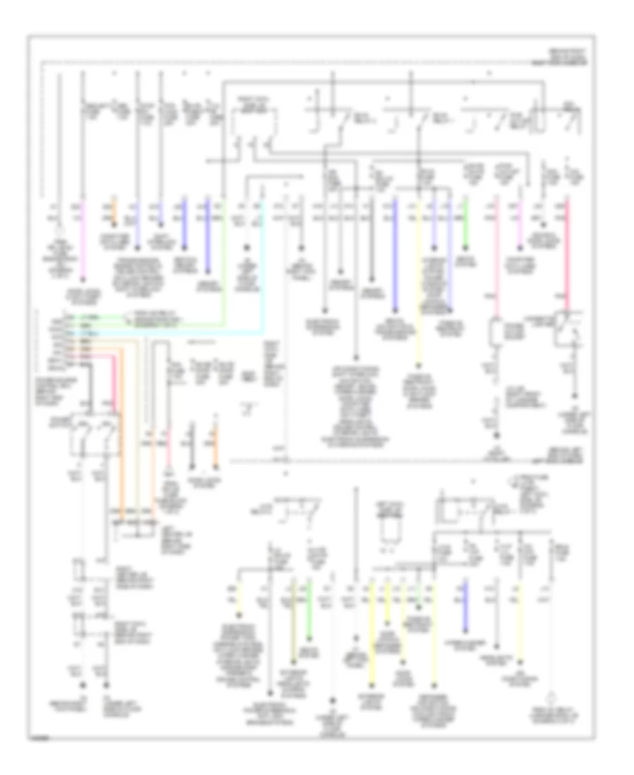 Power Distribution Wiring Diagram (3 of 3) for Lexus GS 450h 2010