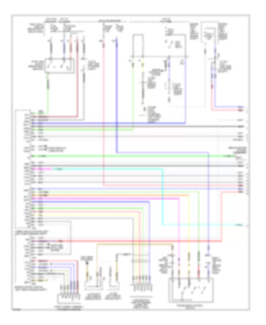 Transmission Wiring Diagram 1 of 3 for Lexus GS 450h 2010