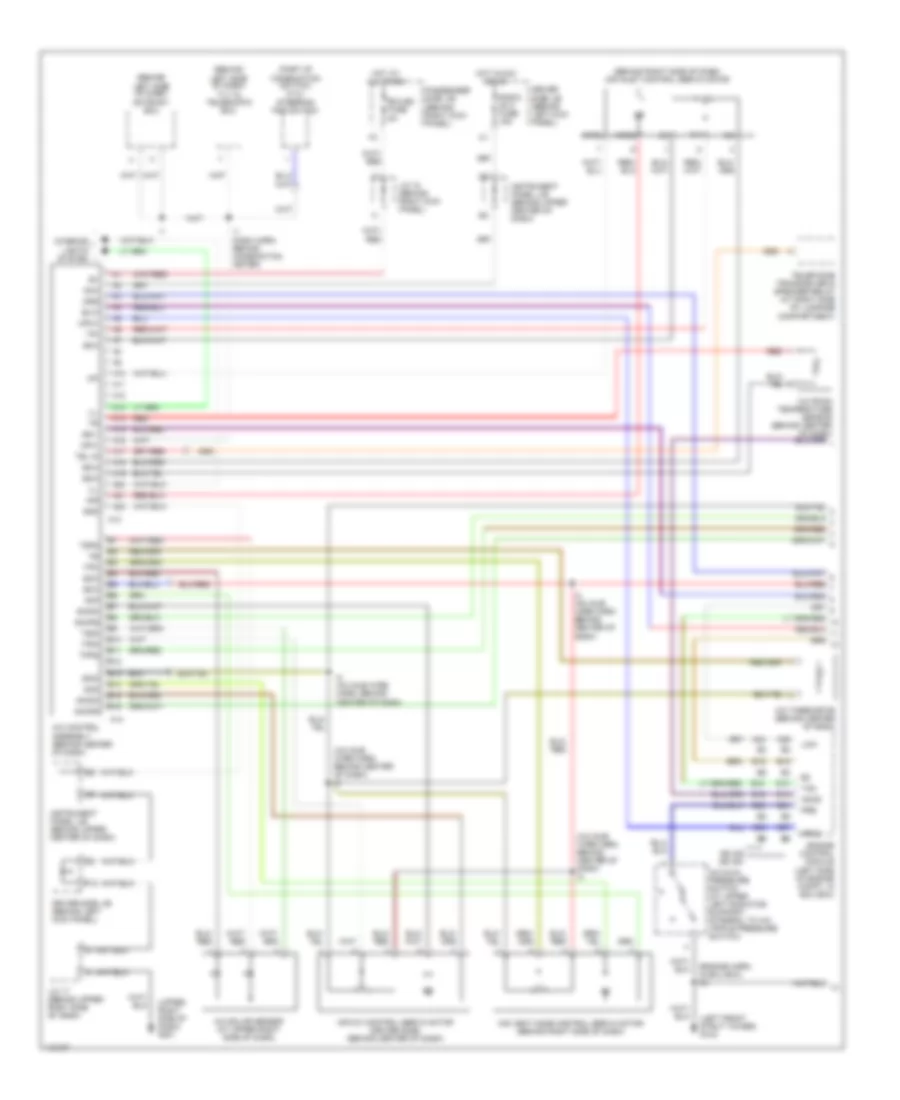 Automatic A C Wiring Diagram 1 of 2 for Lexus GS 300 2001