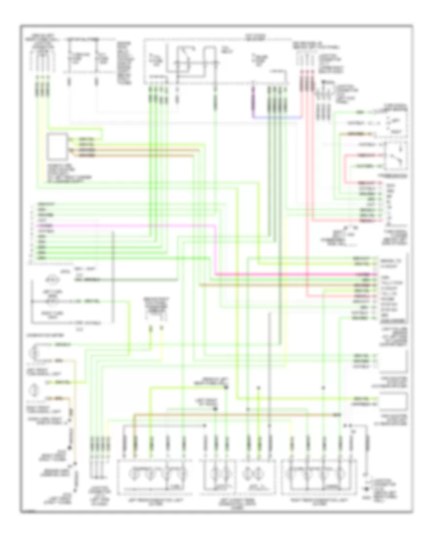 Exterior Lamps Wiring Diagram (2 of 2) for Lexus GS 300 2001
