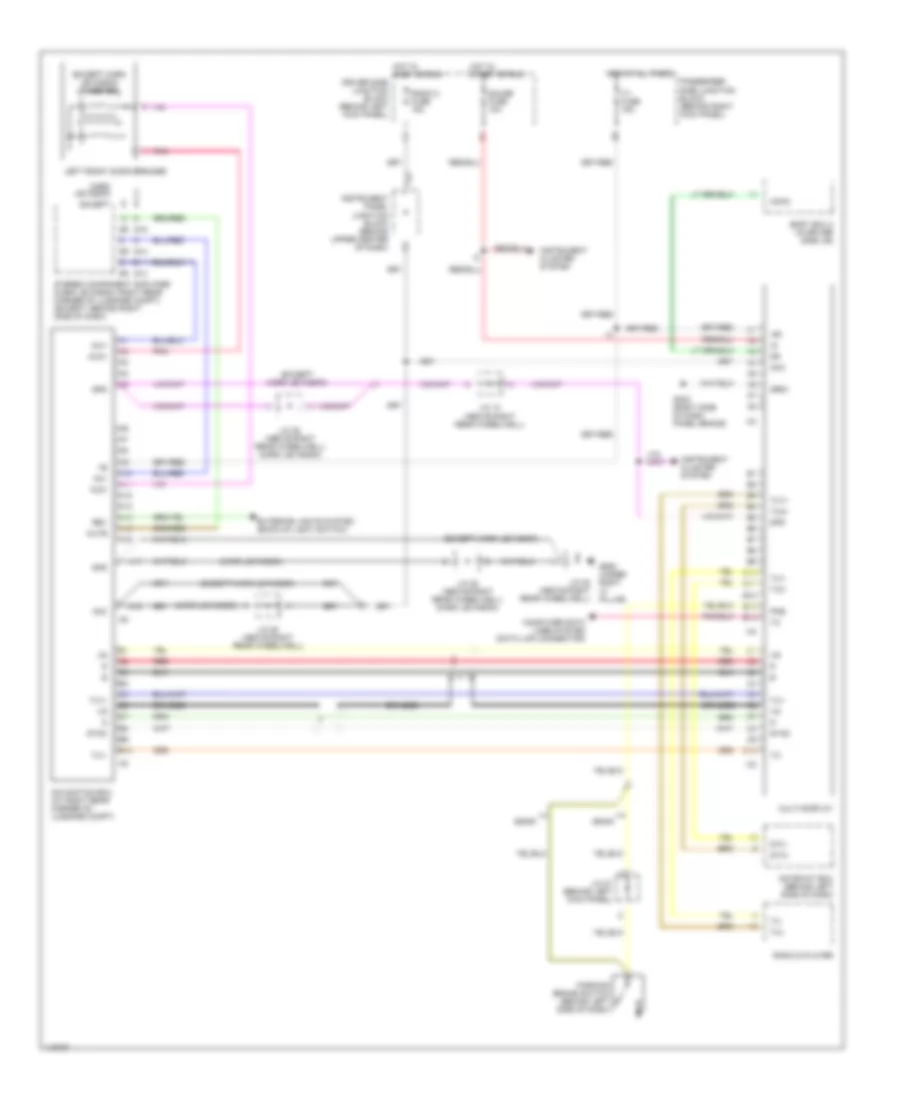 Navigation Wiring Diagram for Lexus GS 300 2001