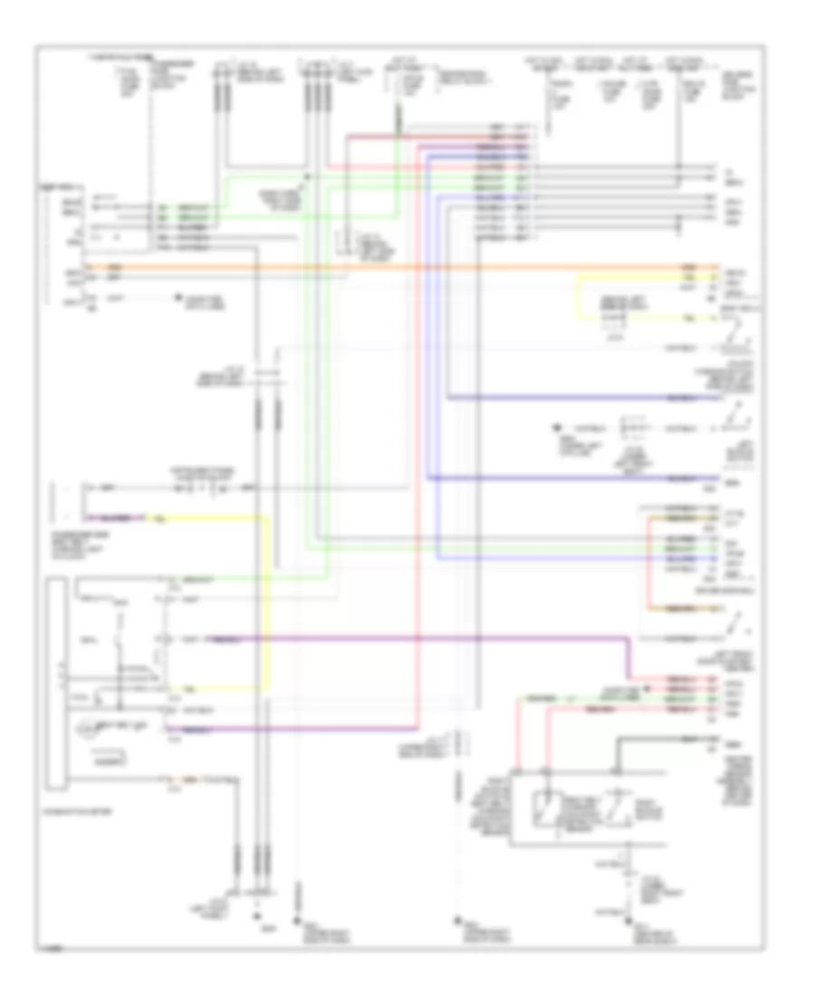 Warning System Wiring Diagrams for Lexus GS 300 2001