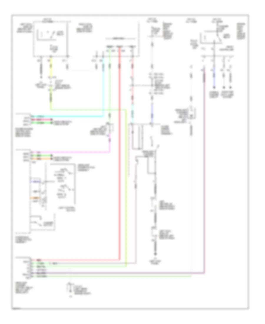 Headlamp Washer Wiring Diagram for Lexus GS 460 2010