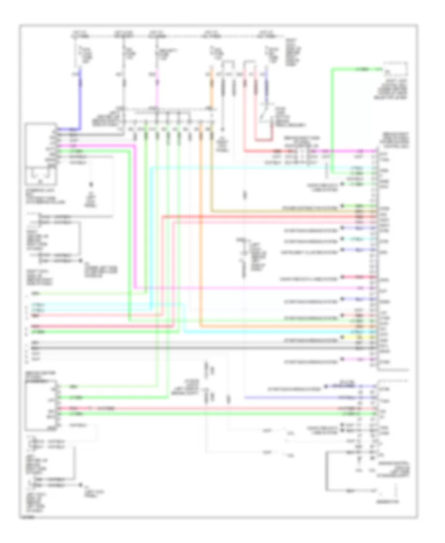 Anti-theft Wiring Diagram (7 of 7) for Lexus GS 460 2010