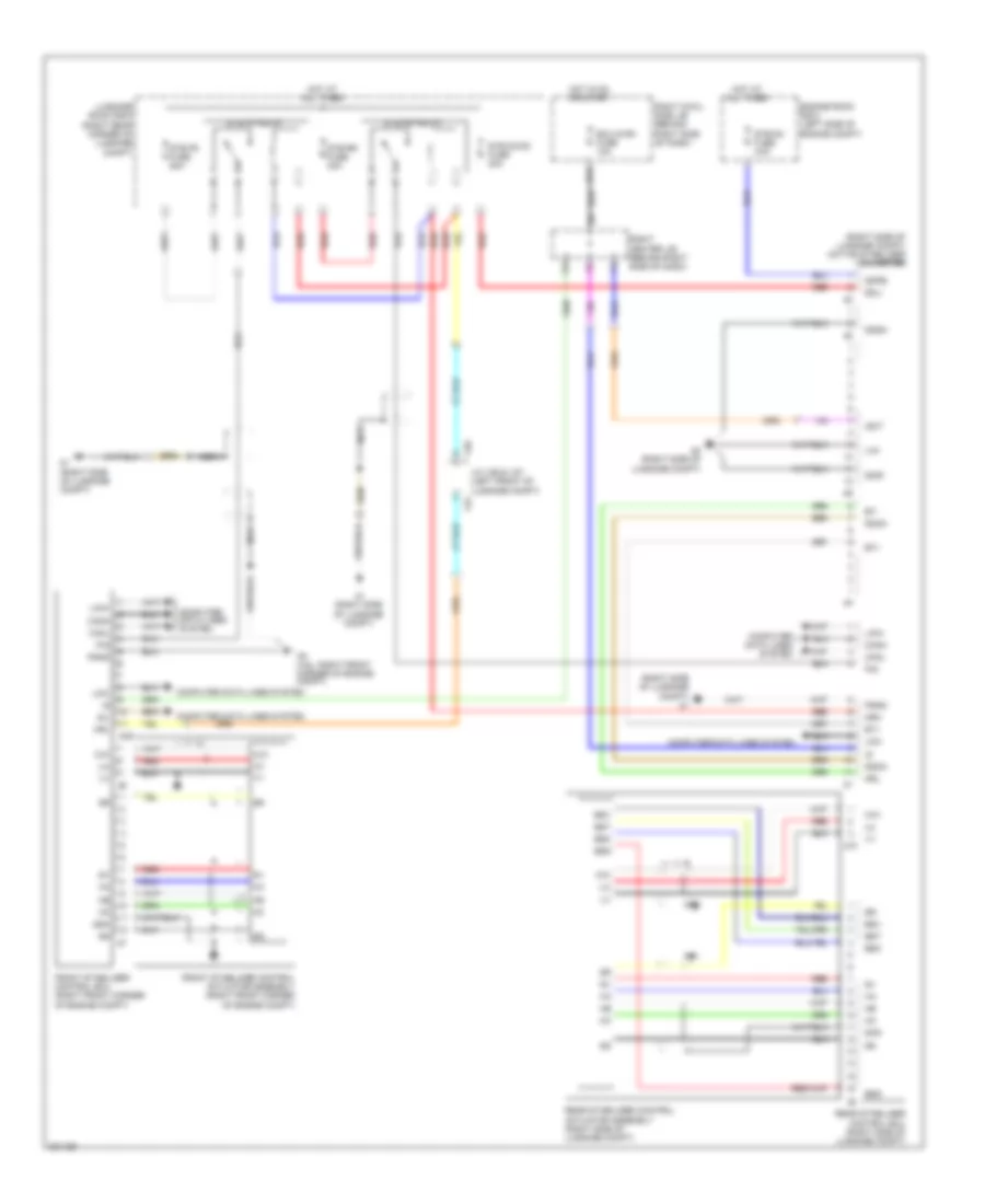 Active Stablizer Suspension Wiring Diagram for Lexus GS 460 2010