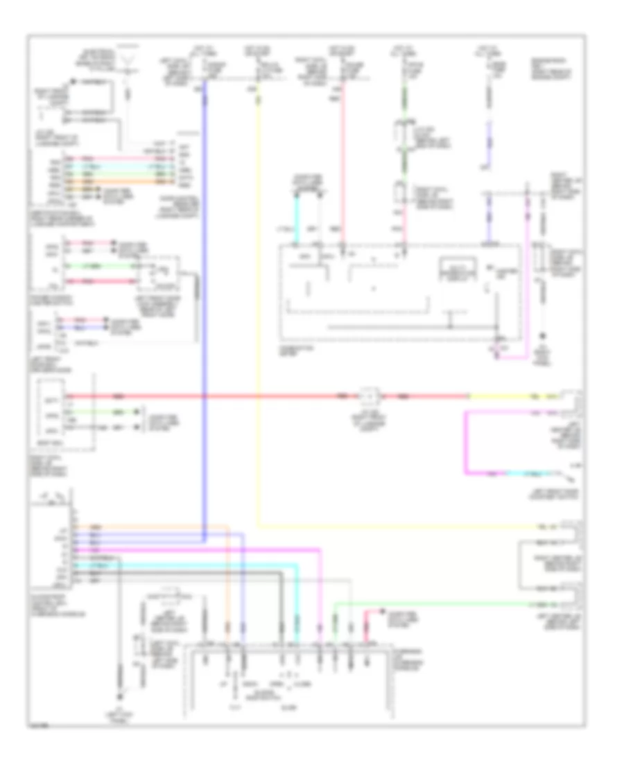 Power TopSunroof Wiring Diagram for Lexus GS 460 2010