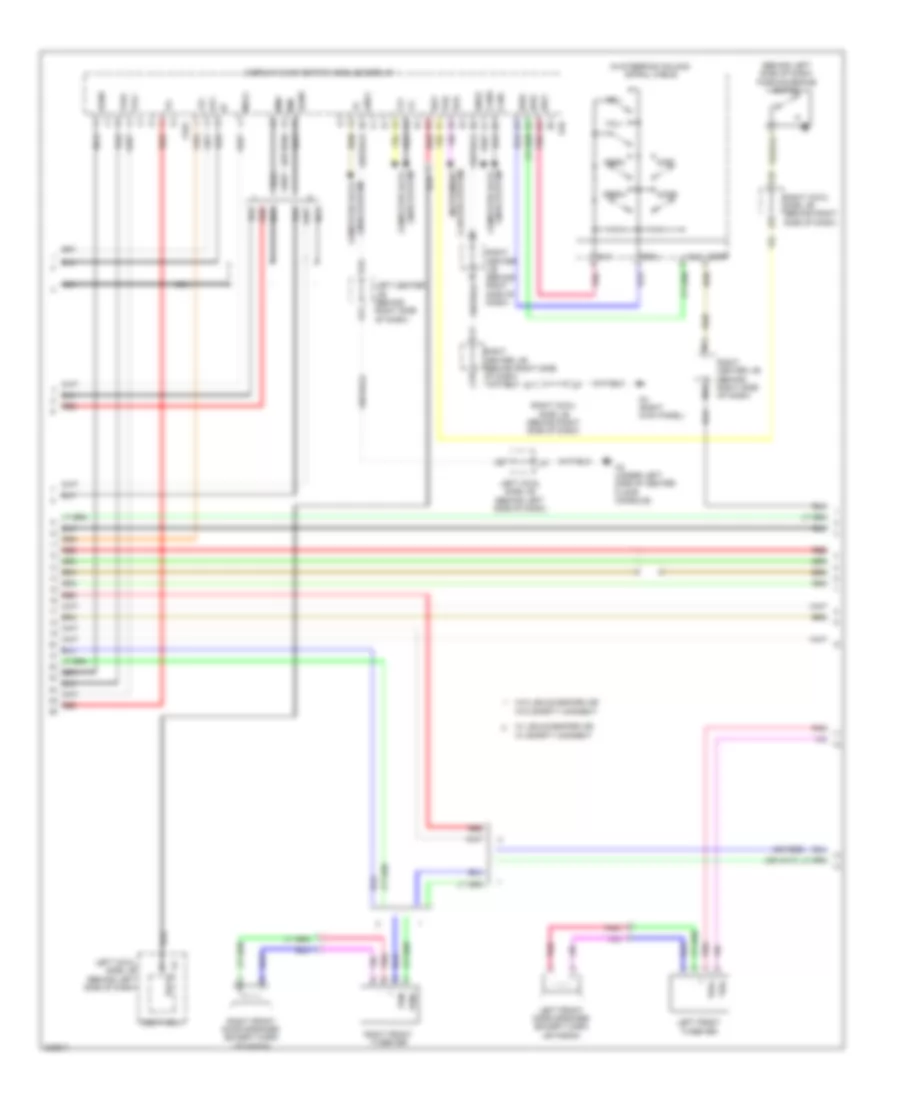 Radio Wiring Diagram (3 of 4) for Lexus GS 460 2010