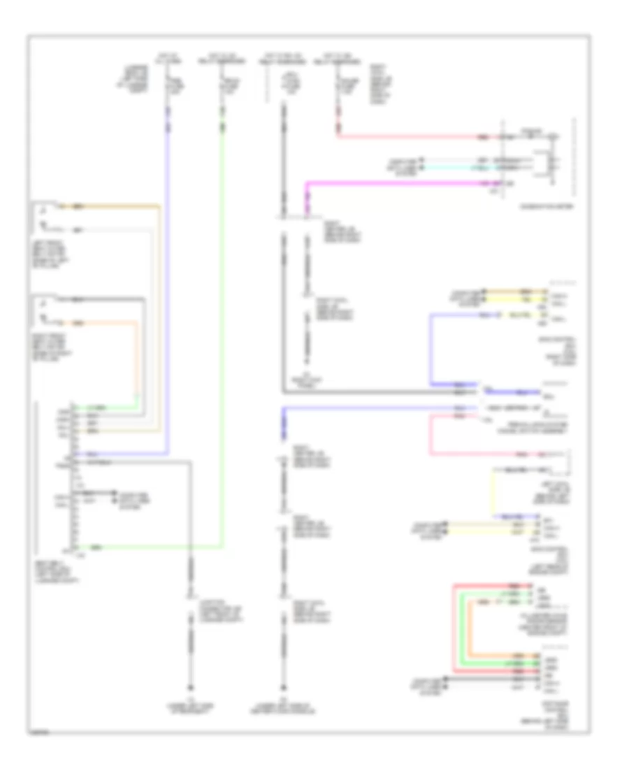Pre Collision Wiring Diagram for Lexus GS 460 2010