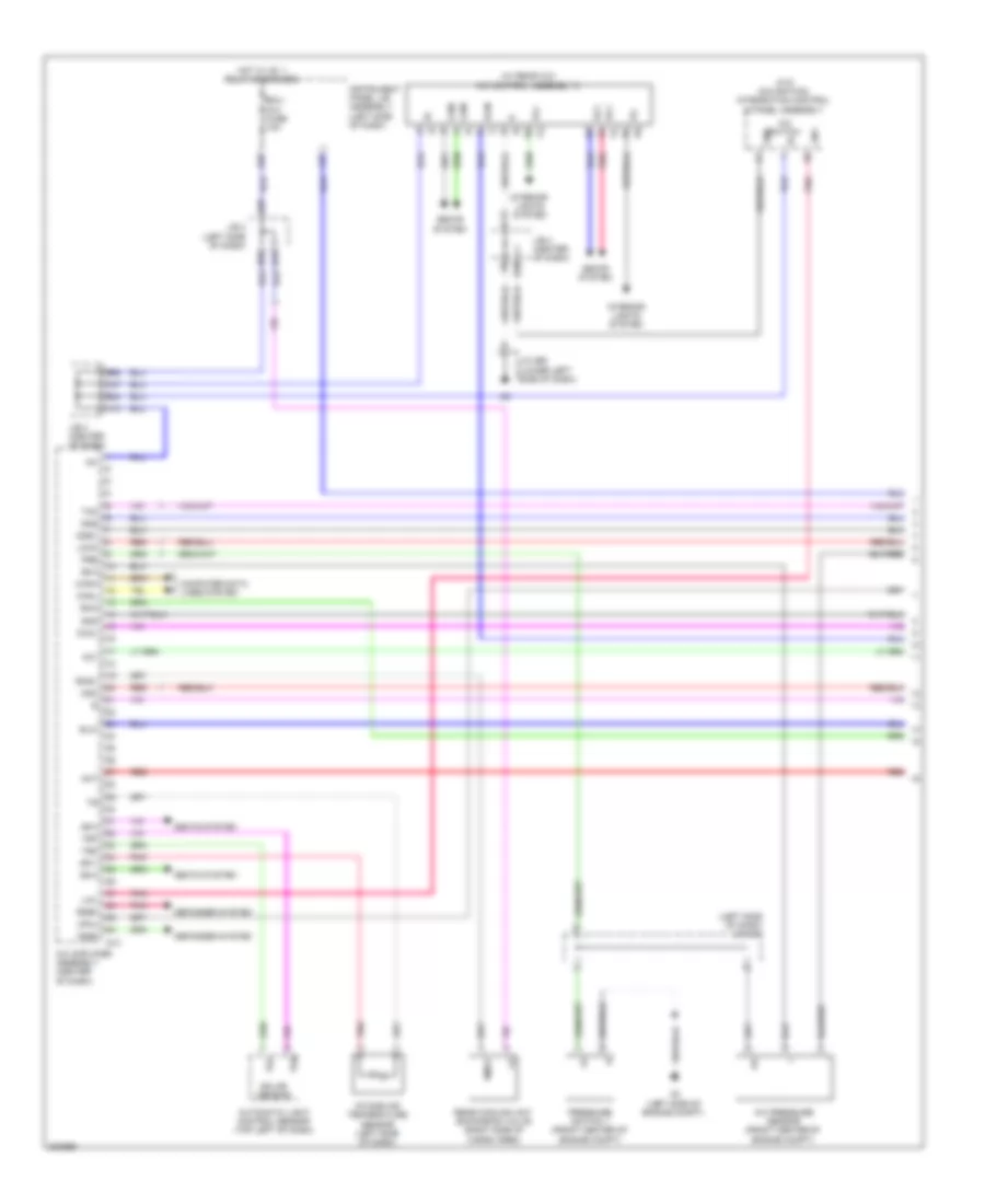 Automatic A C Wiring Diagram 1 of 4 for Lexus GX 460 2010