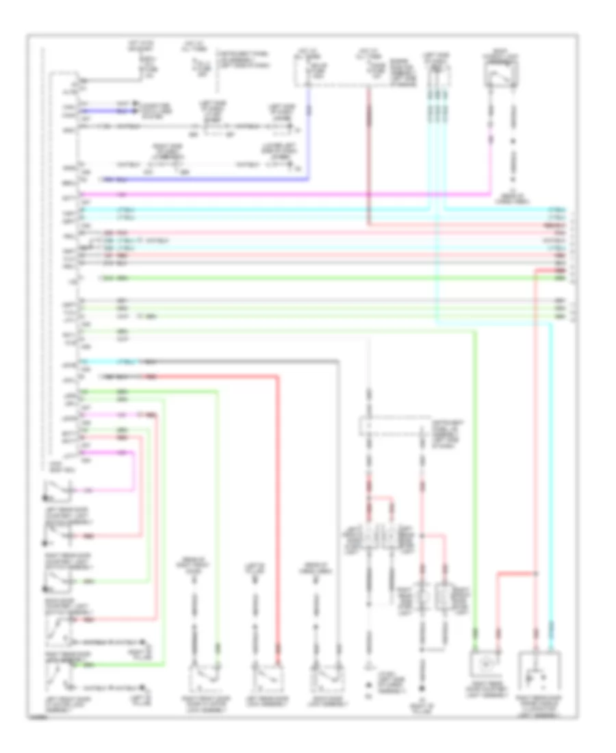 Courtesy Lamps Wiring Diagram 1 of 3 for Lexus GX 460 2010