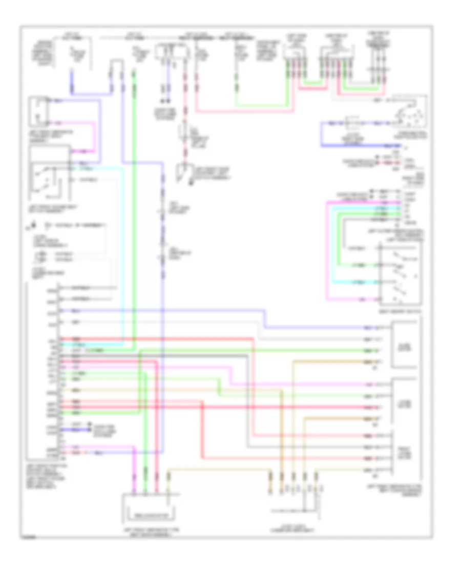 Driver s Memory Seat Wiring Diagram for Lexus GX 460 2010